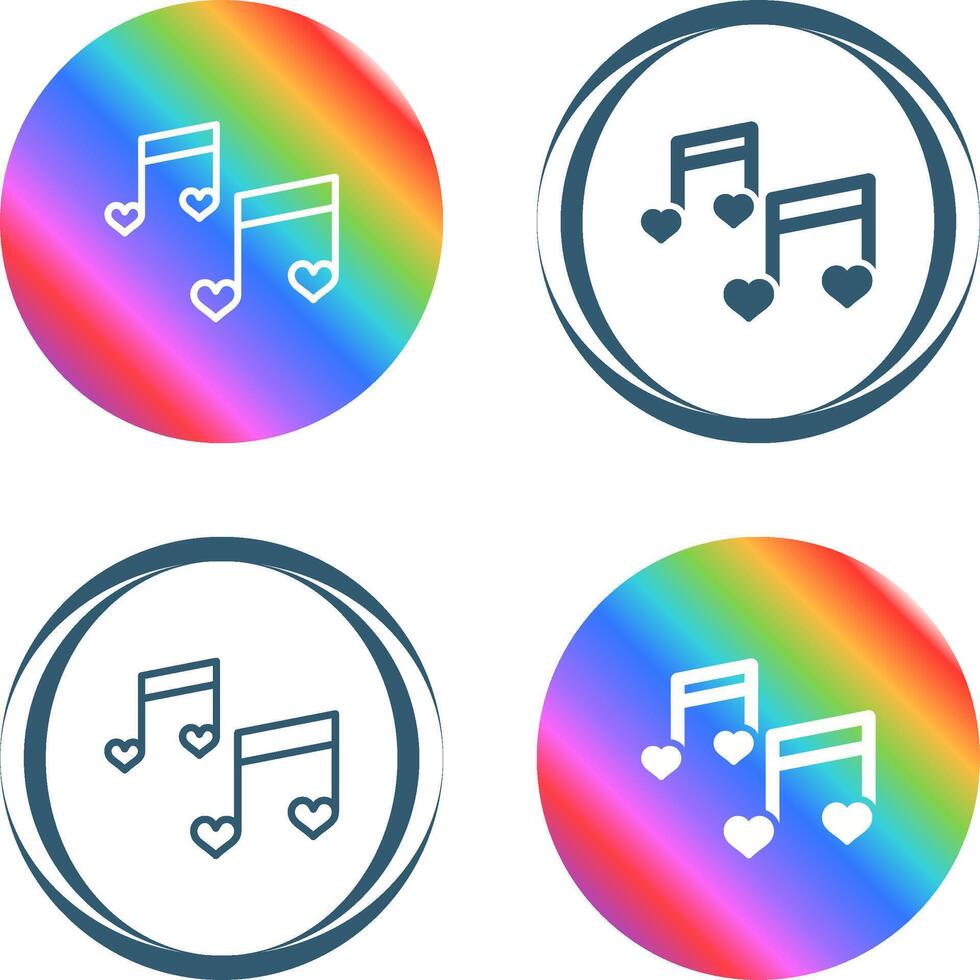 Romantic music Vector Icon