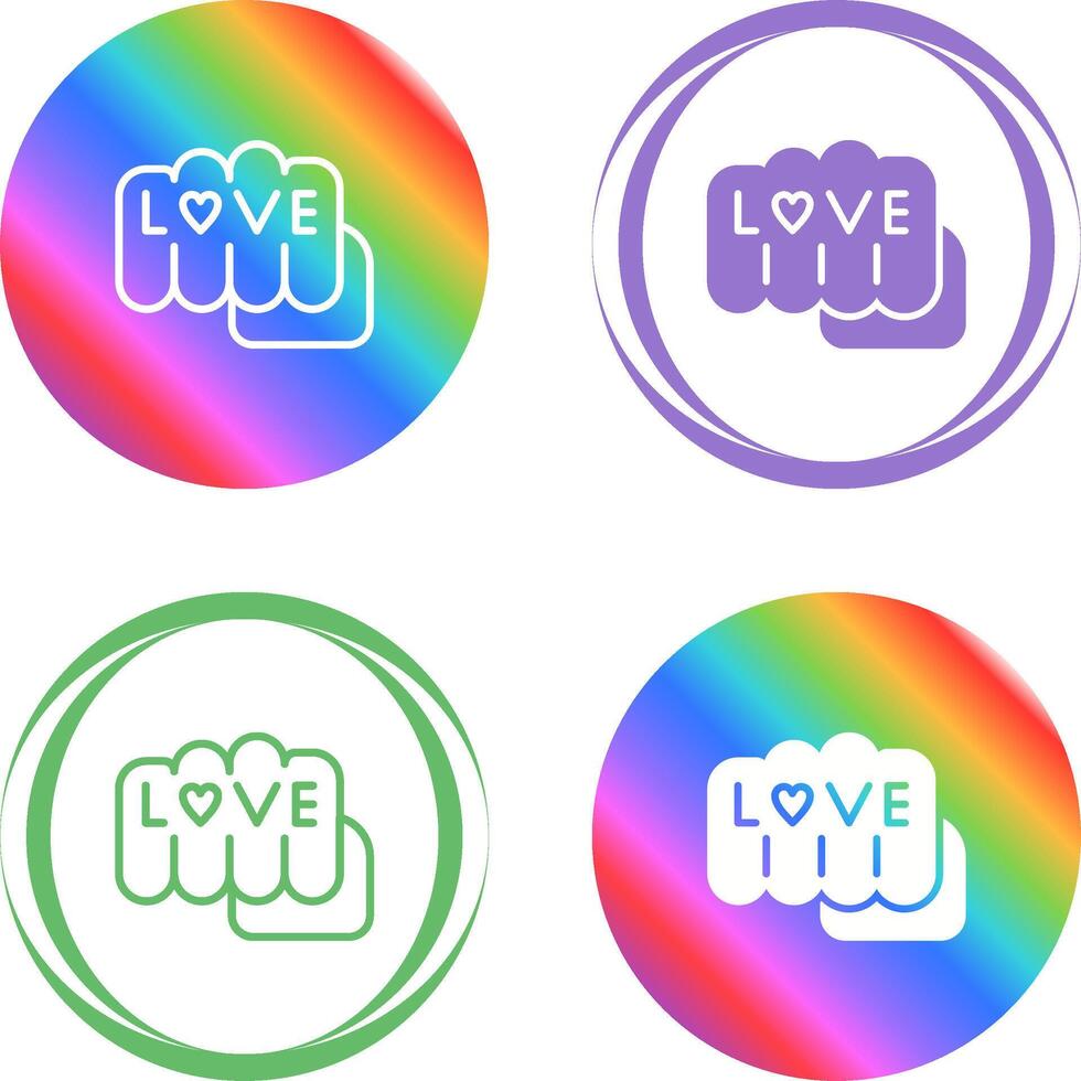 Love tattoo Vector Icon