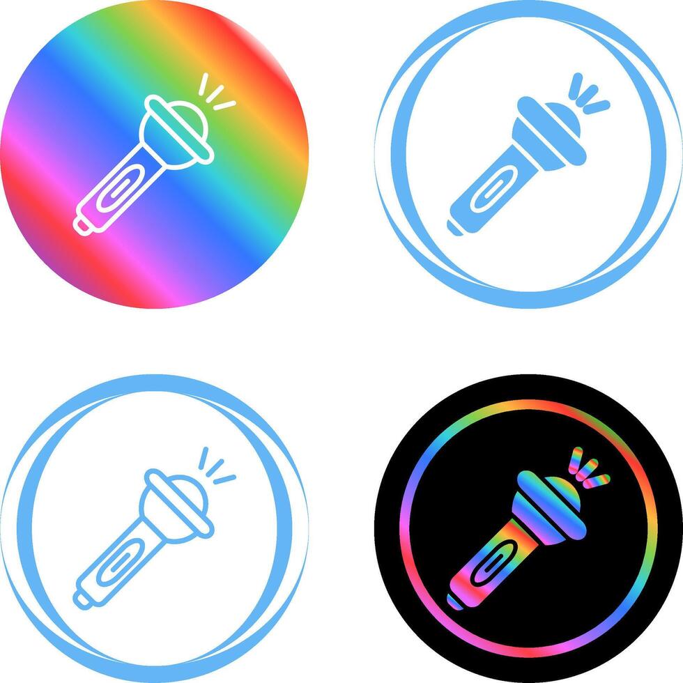 Flashlight Vector Icon