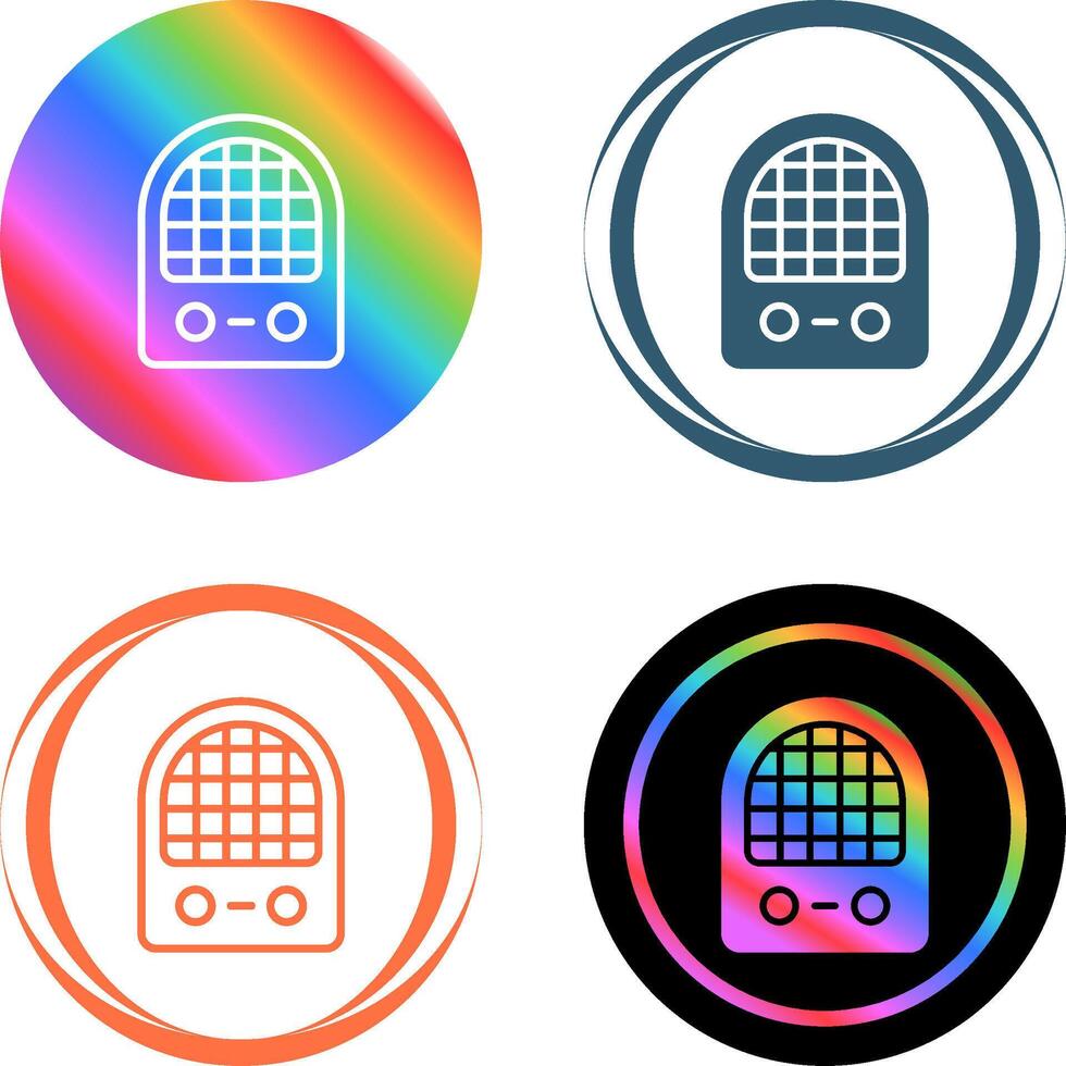 Portable heater Vector Icon