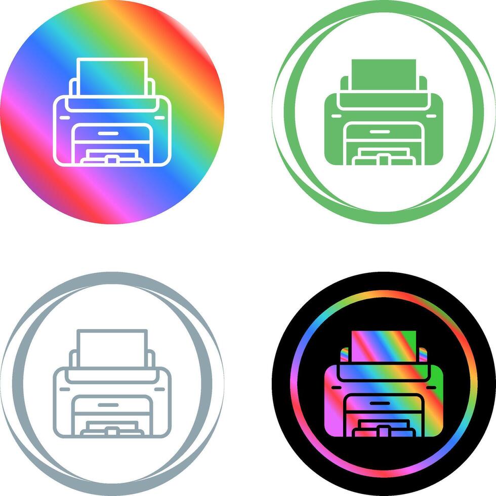 Laser Printer Vector Icon