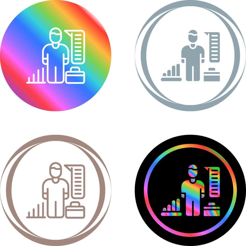 HR Analytics Vector Icon