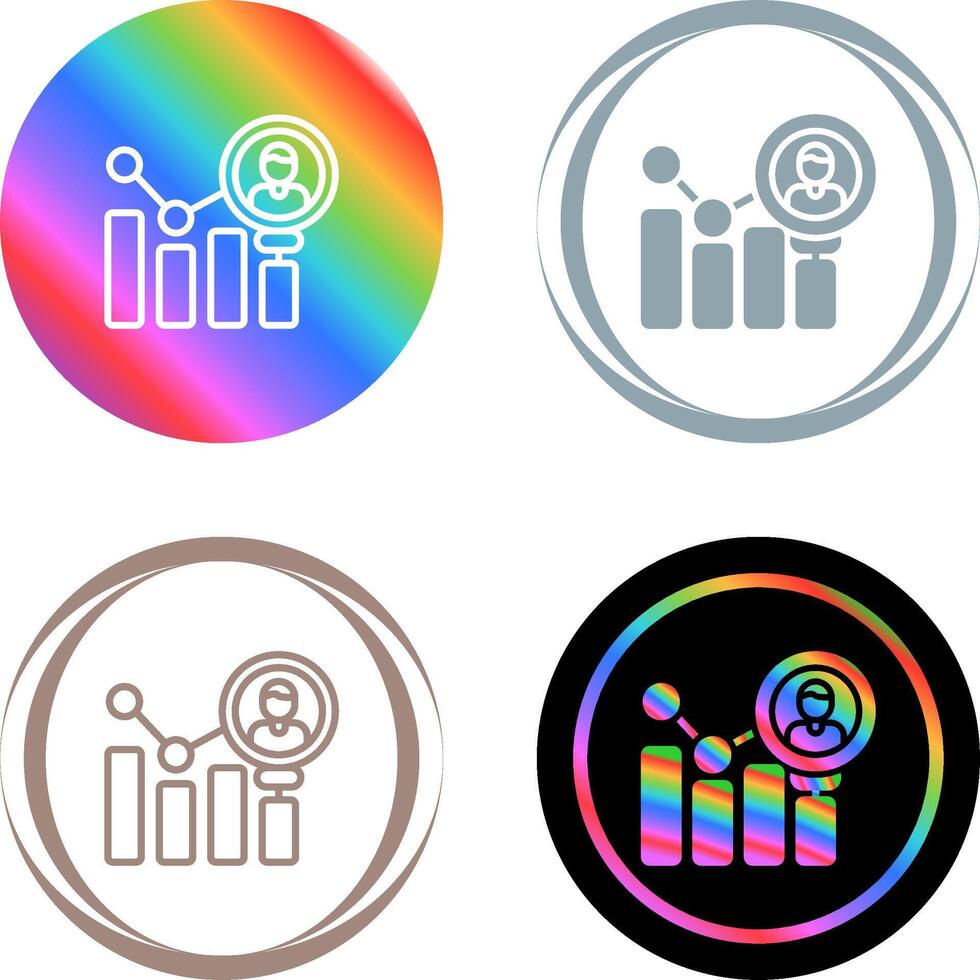 Customer Analytics Vector Icon