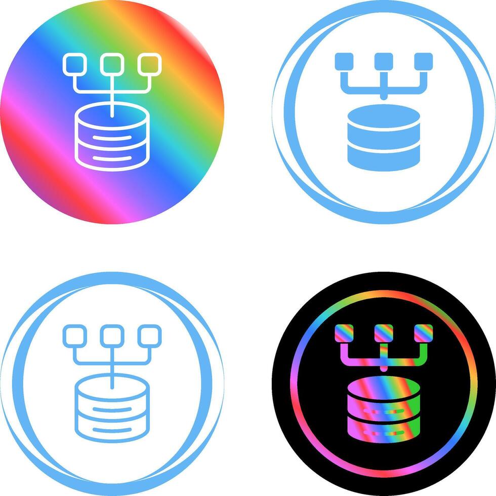 Data Modeling Vector Icon