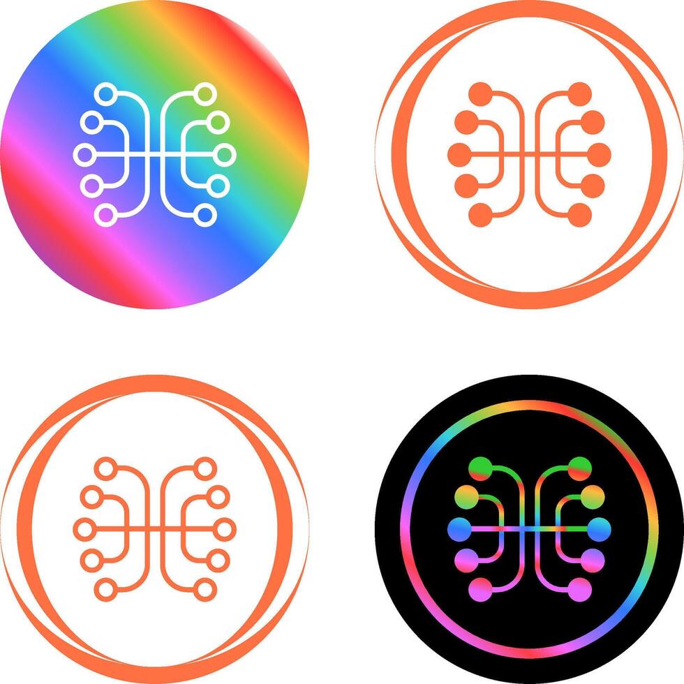 Neural Networks Vector Icon