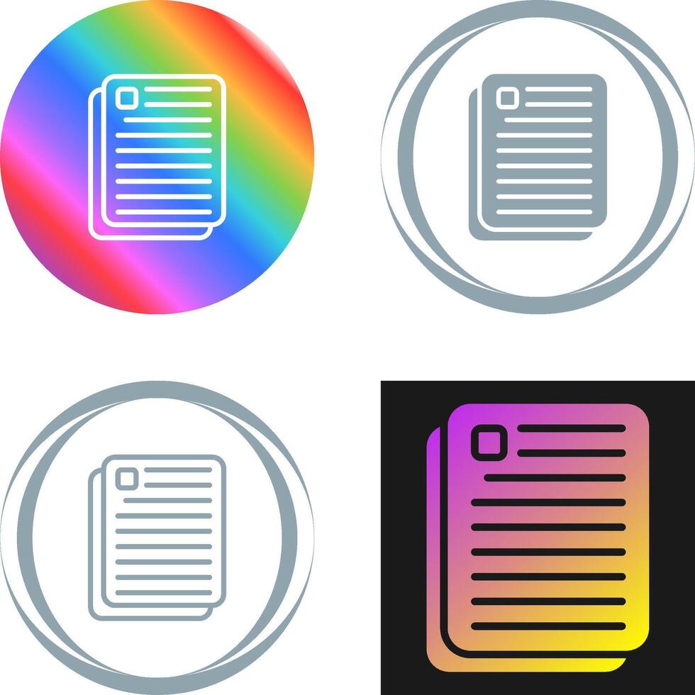 Document Vector Icon 40764896 Vector Art at Vecteezy