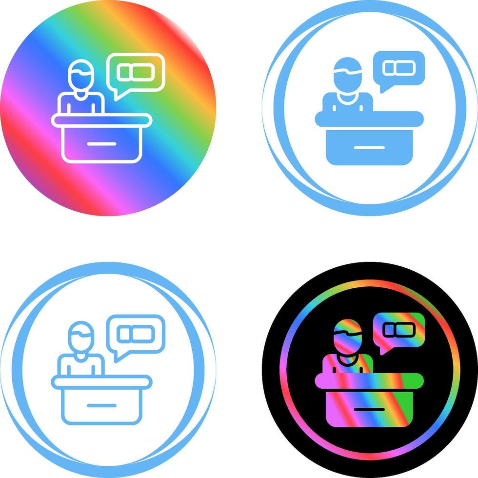 Support Ticket Vector Icon