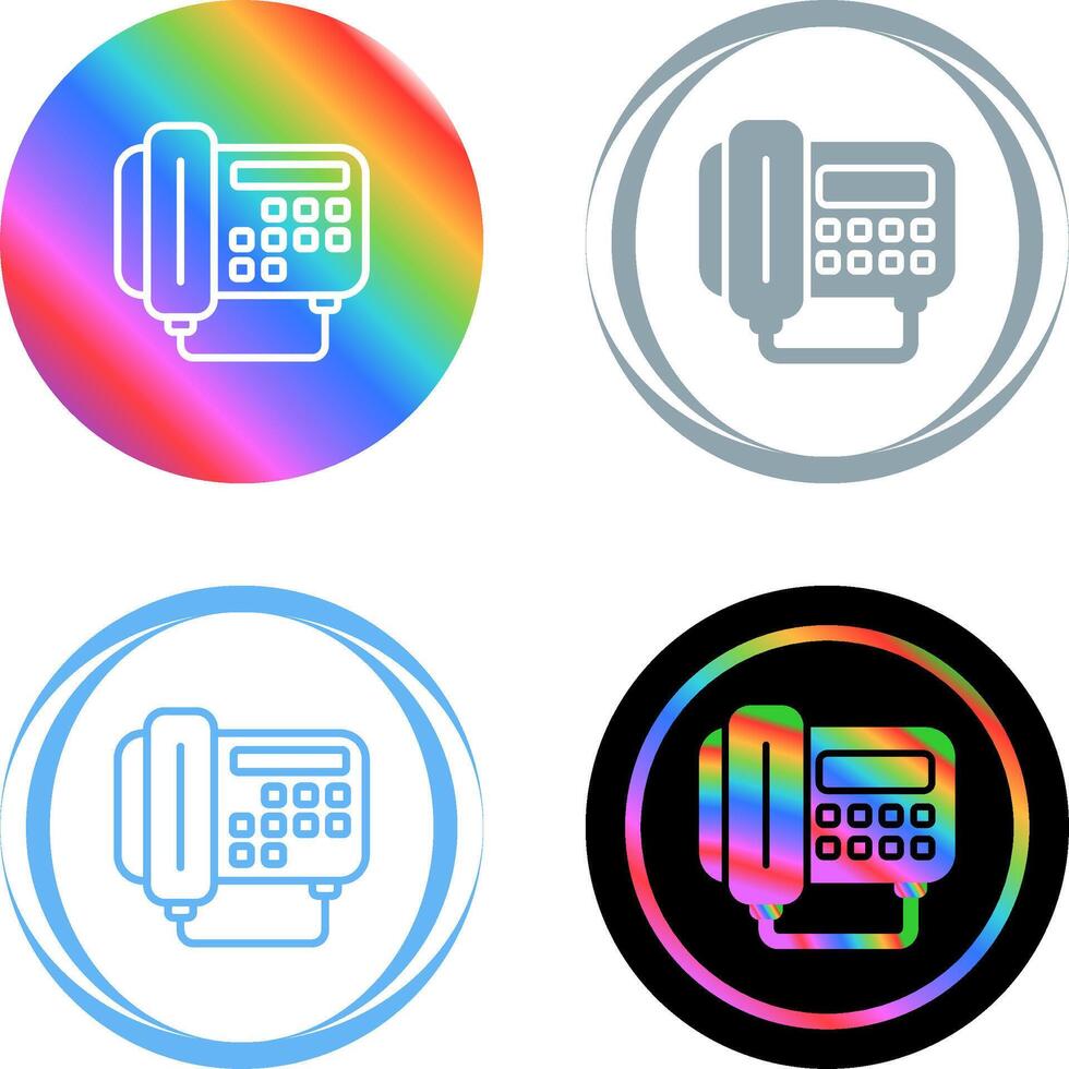 Fax Machine Vector Icon