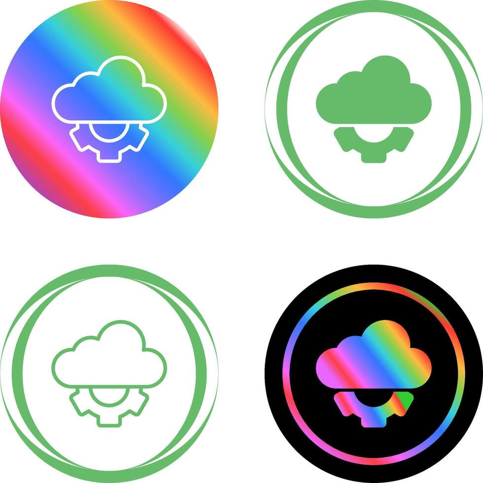 Cloud API Vector Icon