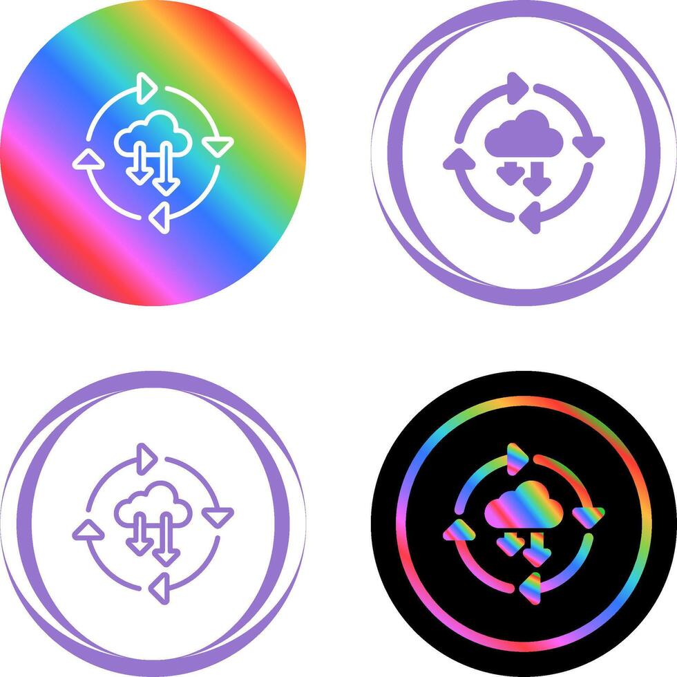 Continuous Deployment Vector Icon