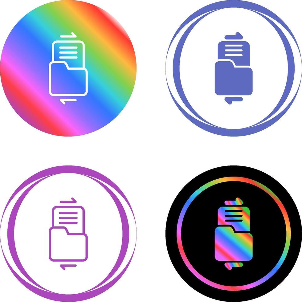 File Sharing Vector Icon