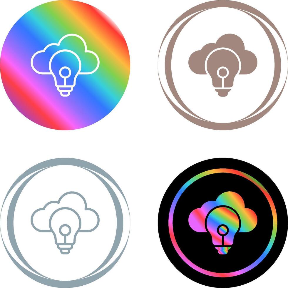 Cloud Strategy Vector Icon