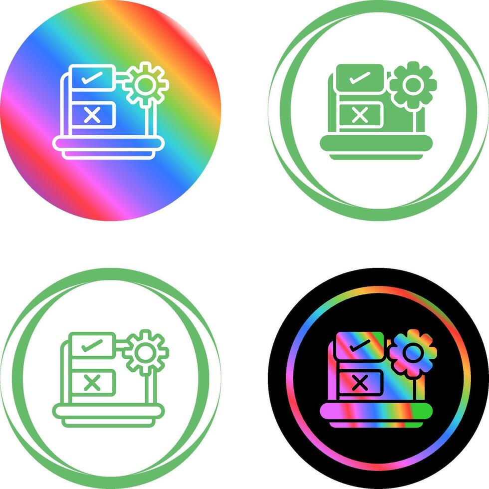 User Testing Vector Icon