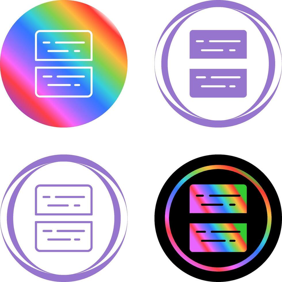 Document Split Vector Icon