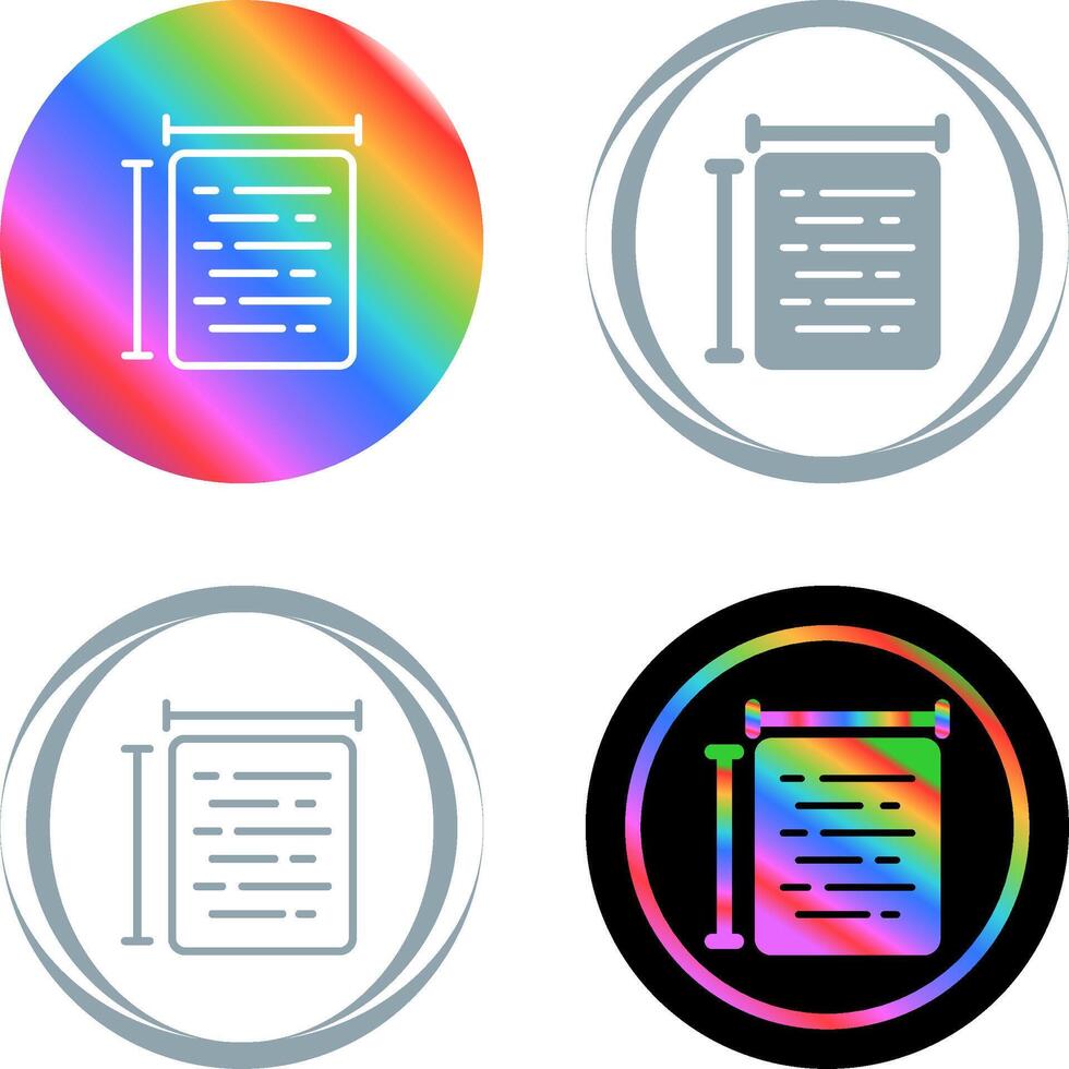 Document Size Vector Icon