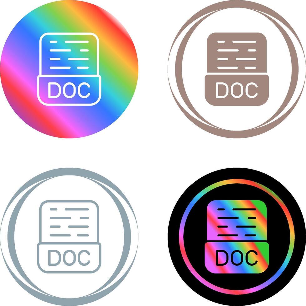 icono de vector de documento