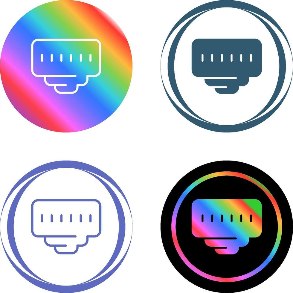 Ethernet Port Vector Icon