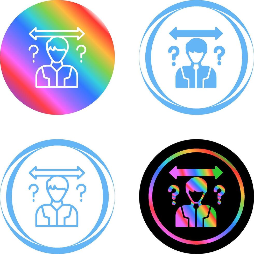 Uncertainty Vector Icon