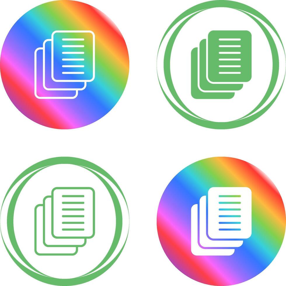 Document Version Control Vector Icon