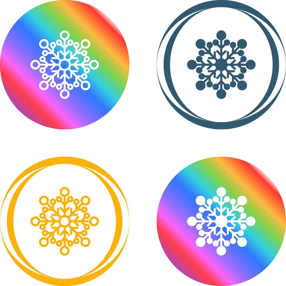 nieve vector icono