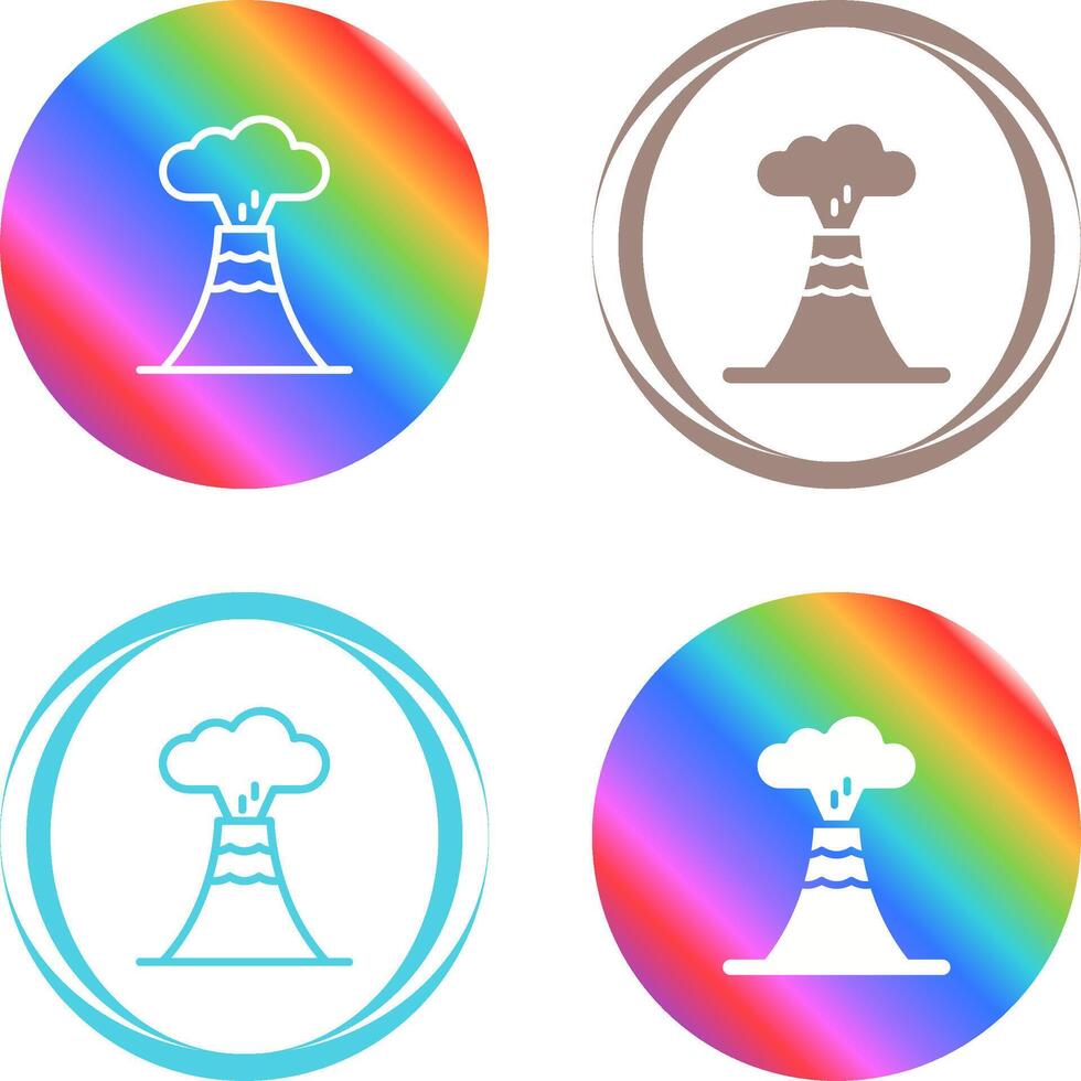 Volcano Vector Icon