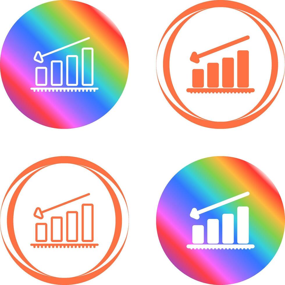 Chart Decreasing Vector Icon