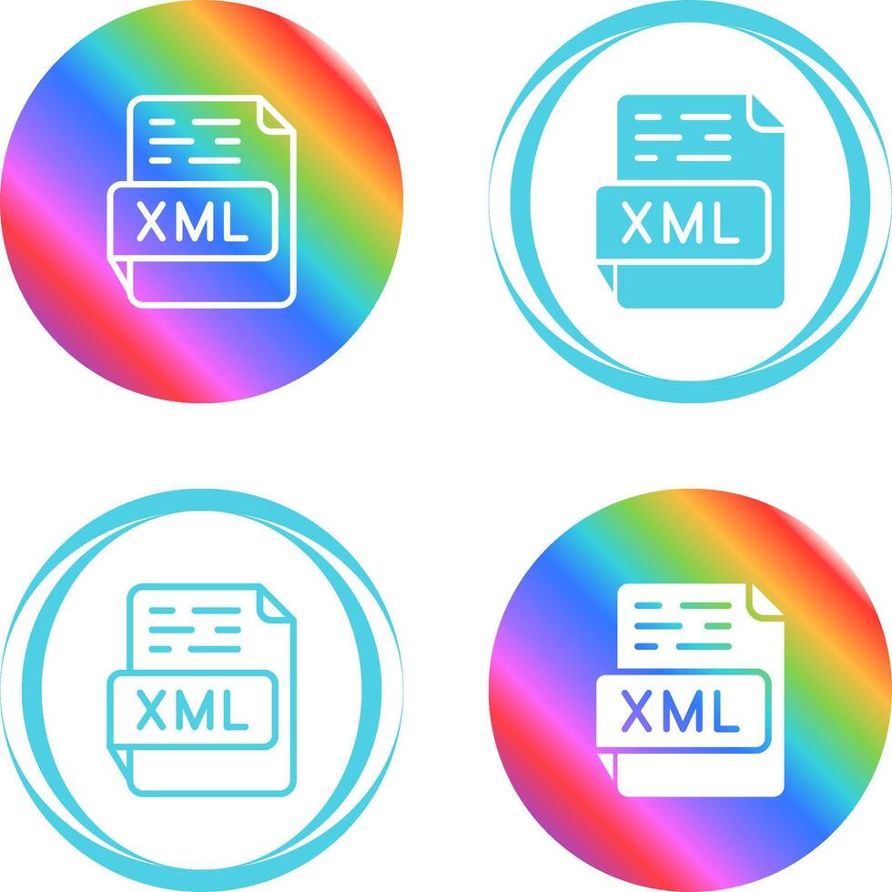 XML Vector Icon