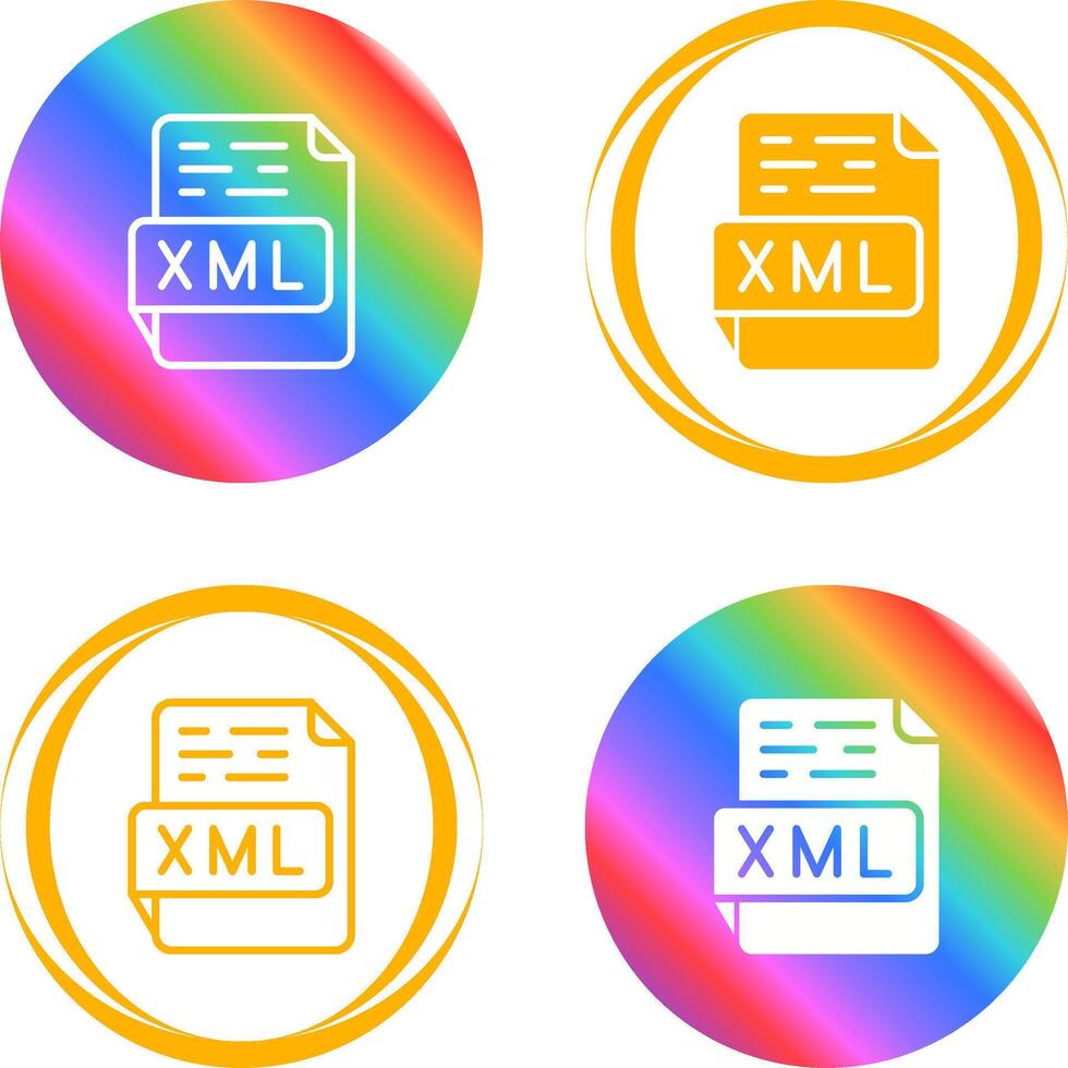 XML Vector Icon