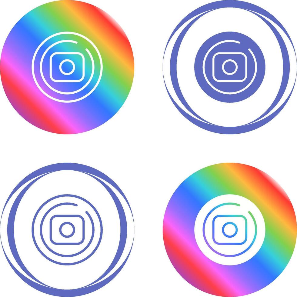 Record Circle Vector Icon