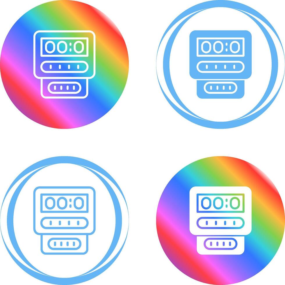 Electric Meter Vector Icon