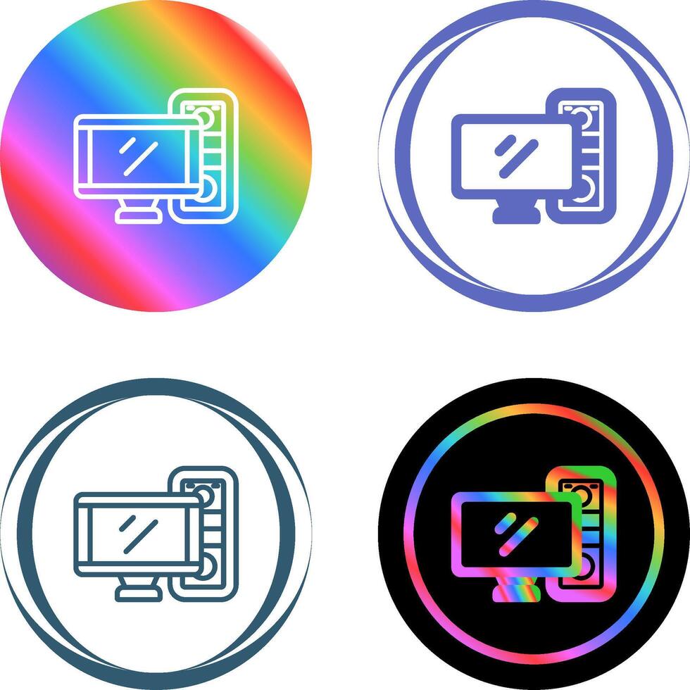 Computer Vector Icon