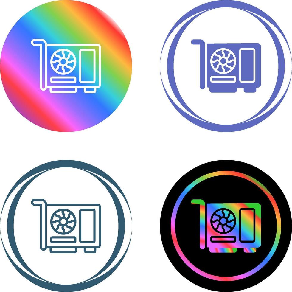 Graphic Card Vector Icon