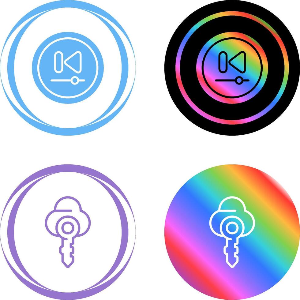 Door Key Vector Icon