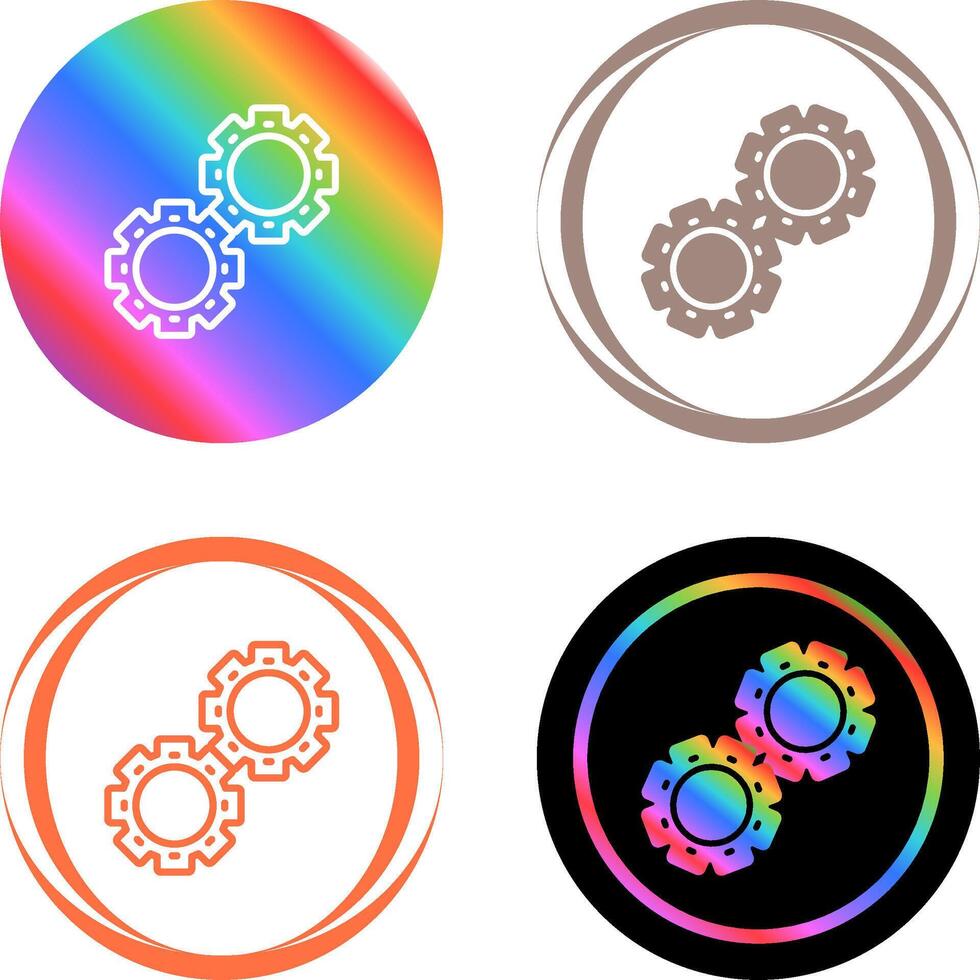 Gears Vector Icon