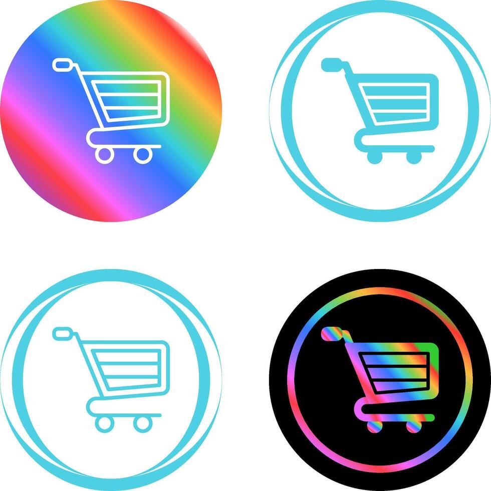 icono de vector de compras