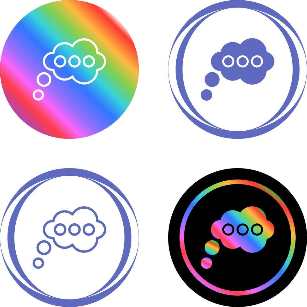 Thinking Vector Icon