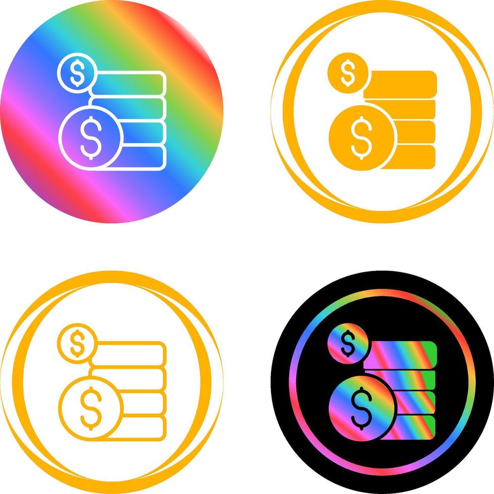 Coins Vector Icon