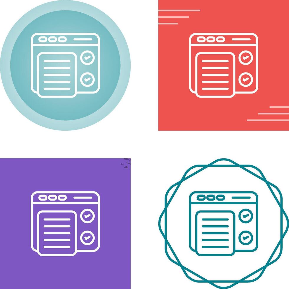 Concept Testing Vector Icon