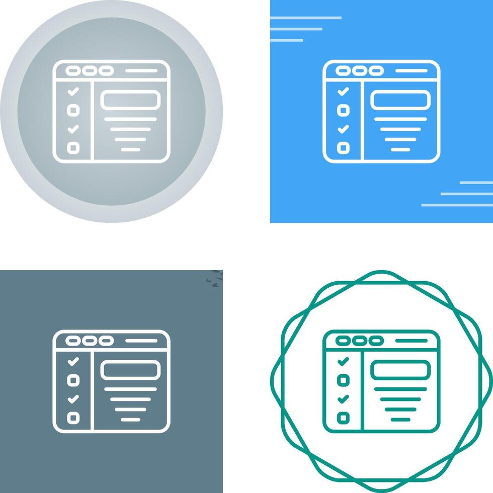 Design Brief Vector Icon