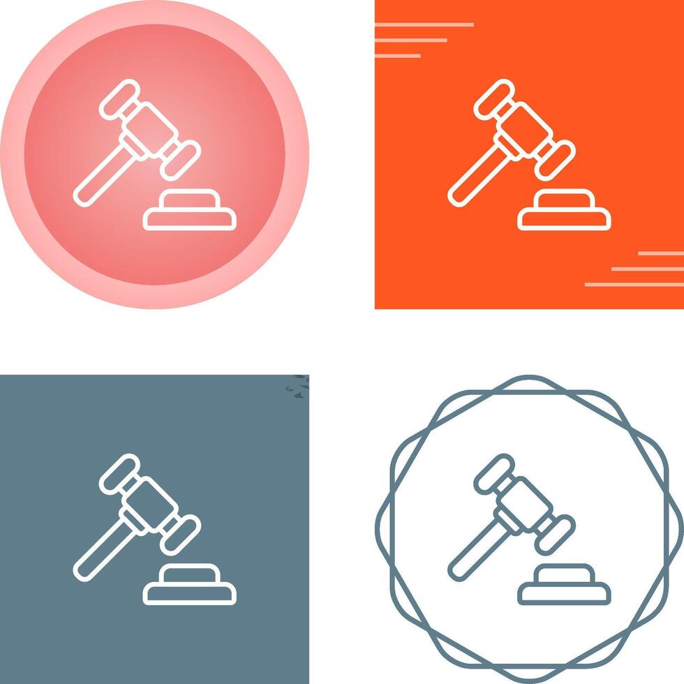 Gavel Vector Icon