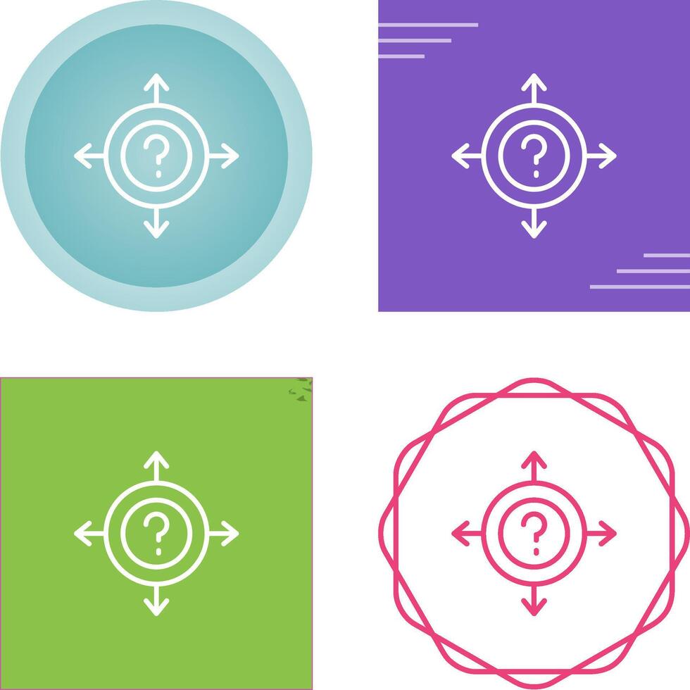 Uncertainty Vector Icon