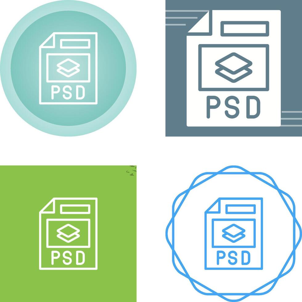 psd archivo vector icono