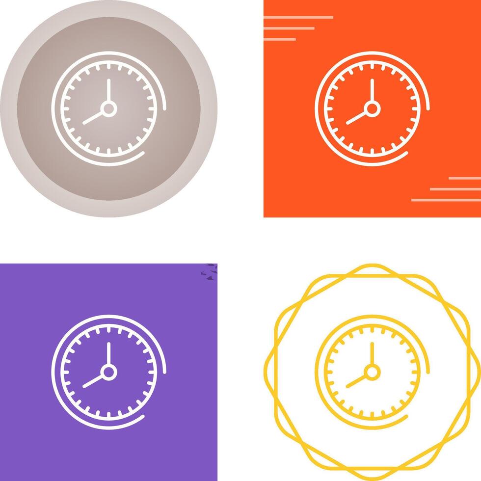 icono de vector de reloj