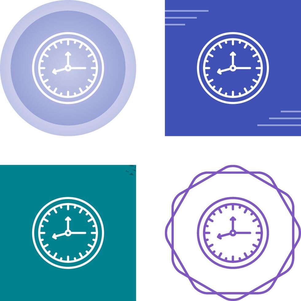 icono de vector de reloj