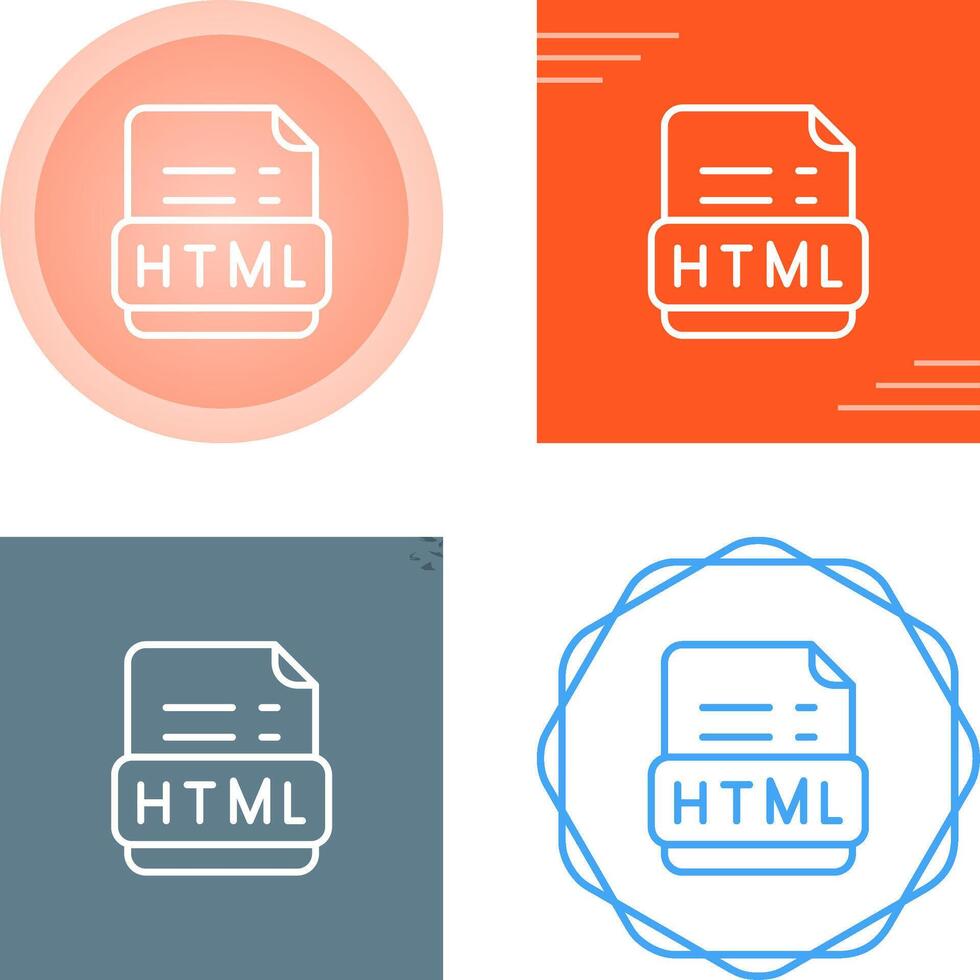 Html Vector Icon
