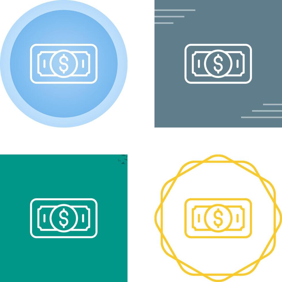 icono de vector de dólar