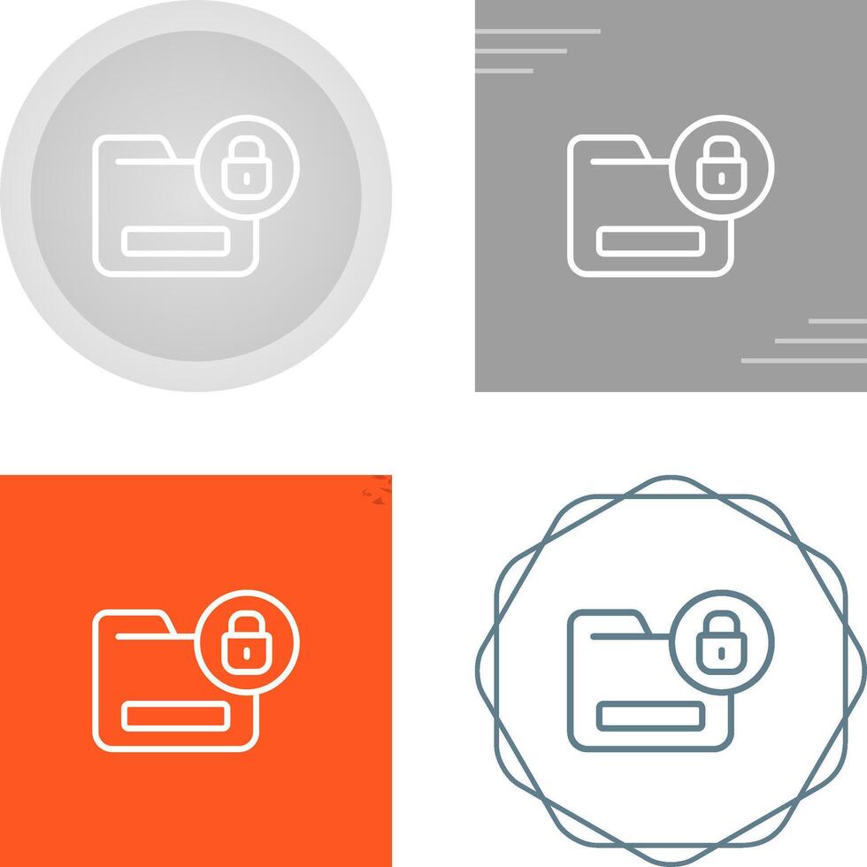 Document Security Vector Icon