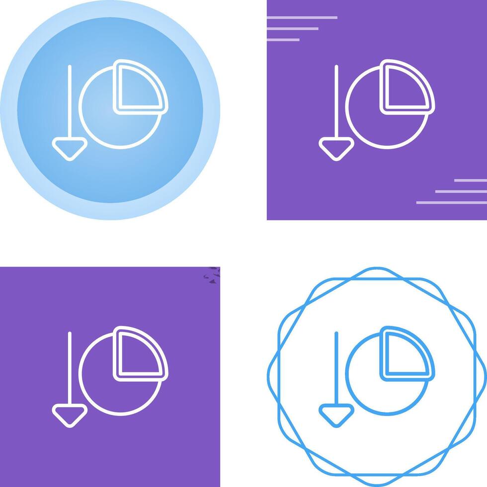 Chart Decreasing Vector Icon