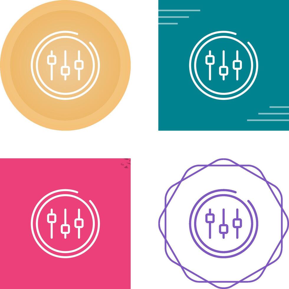 Music Equalizer Vector Icon