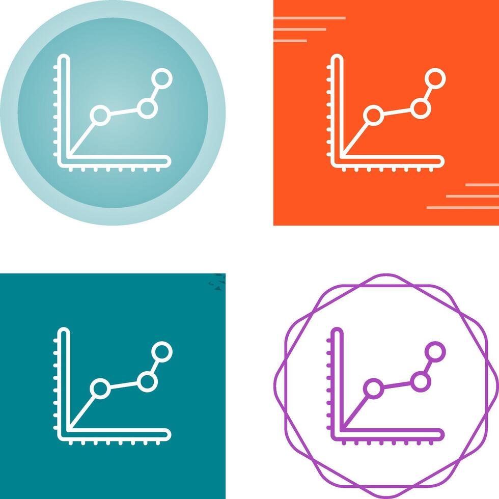 Line Chart Vector Icon